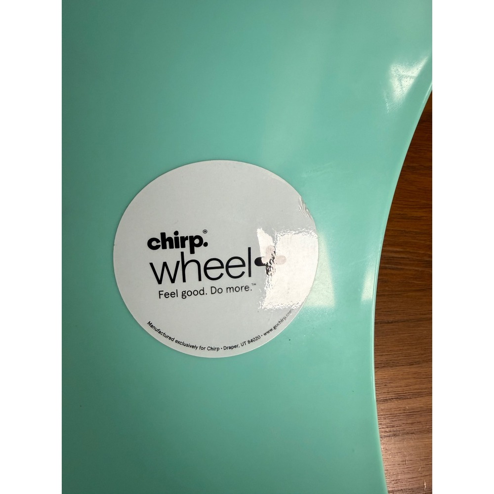 Chirp Wheel+ 10 Inch Back Roller Deep Tissue Muscle Massage Teal Black